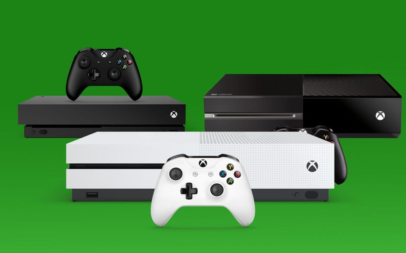 Montagem com consoles Xbox One