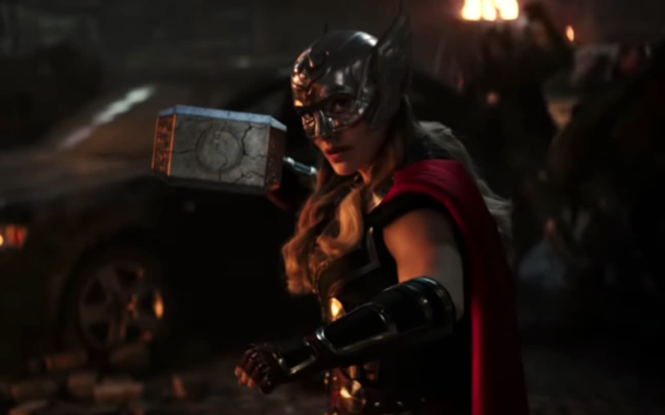 Natalie Portman em cena de Thor: Amor e Trovão