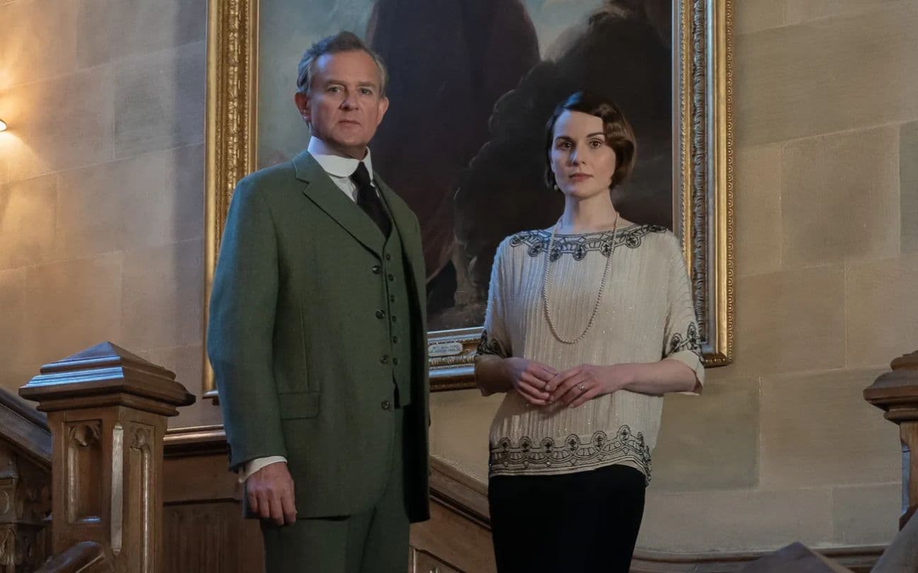 Hugh Bonneville e Michelle Dockery em Downton Abbey