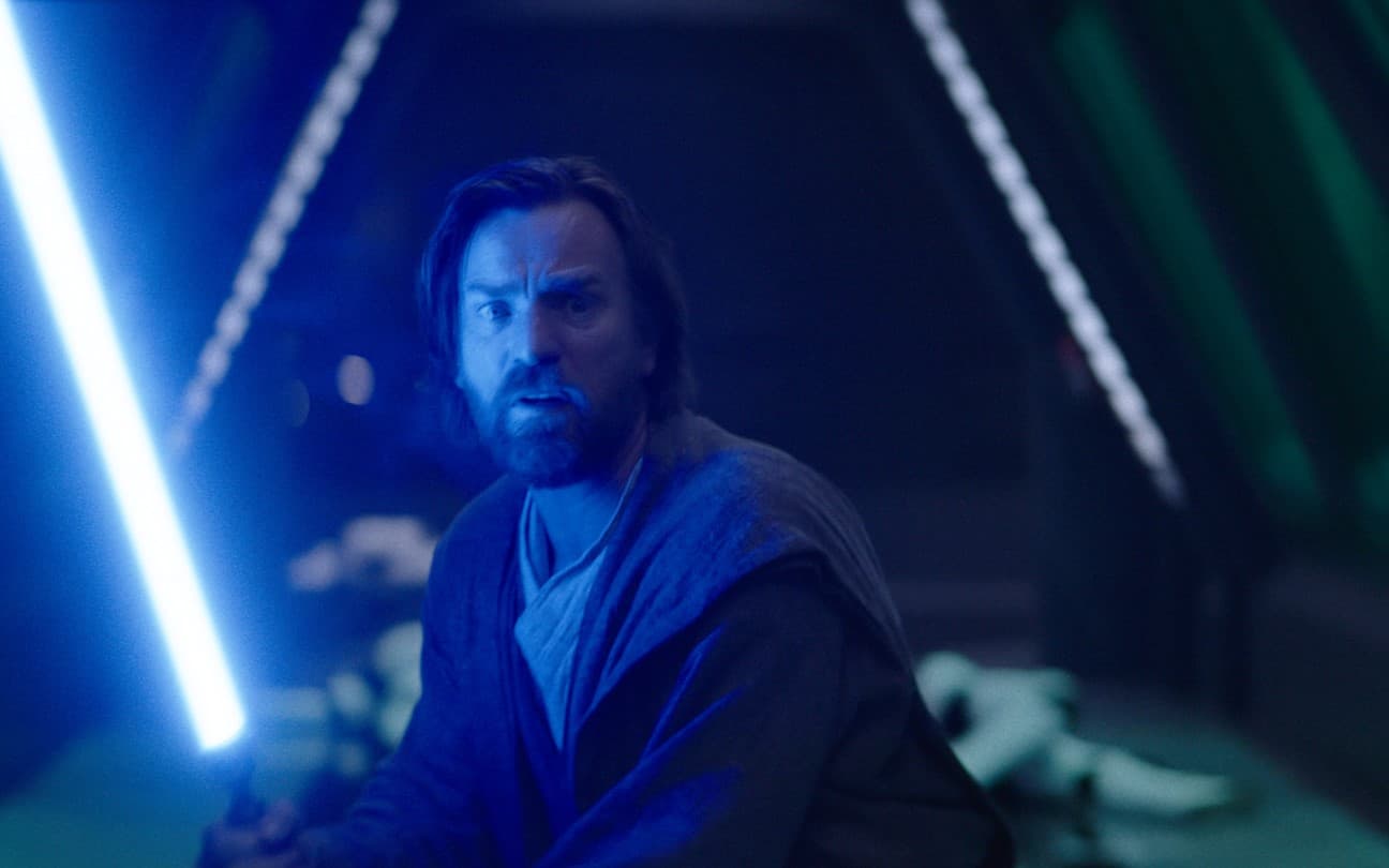 Ewan McGregor em cena de Obi-Wan Kenobi