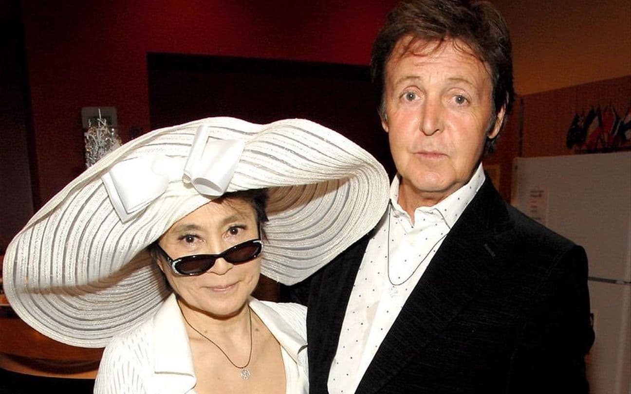 Yoko Ono e Paul McCartney