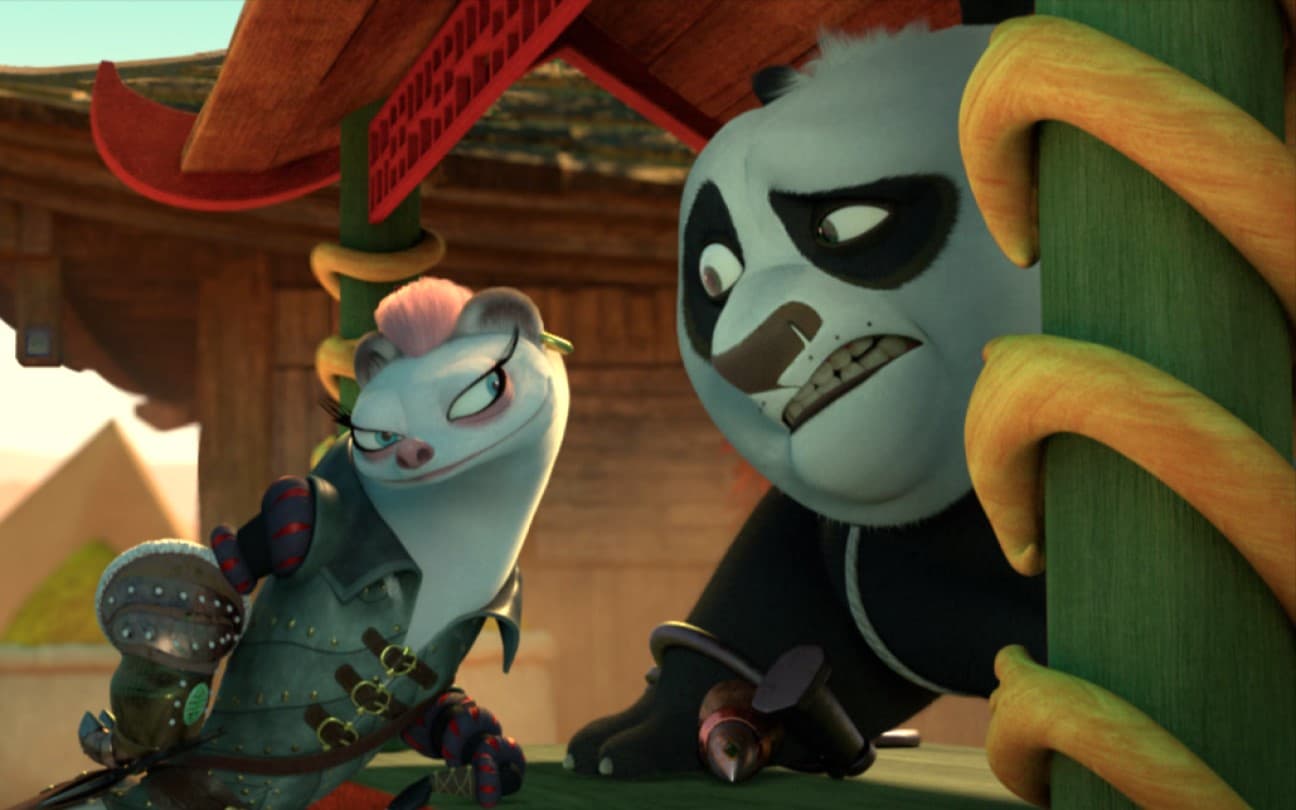 Cena de Kung Fu Panda: O Cavaleiro Dragão