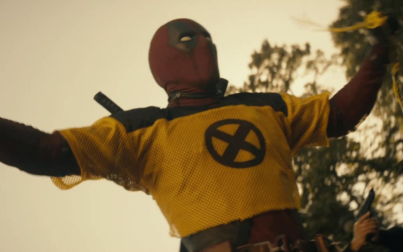 Ryan Reynolds em cena de Deadpool 2