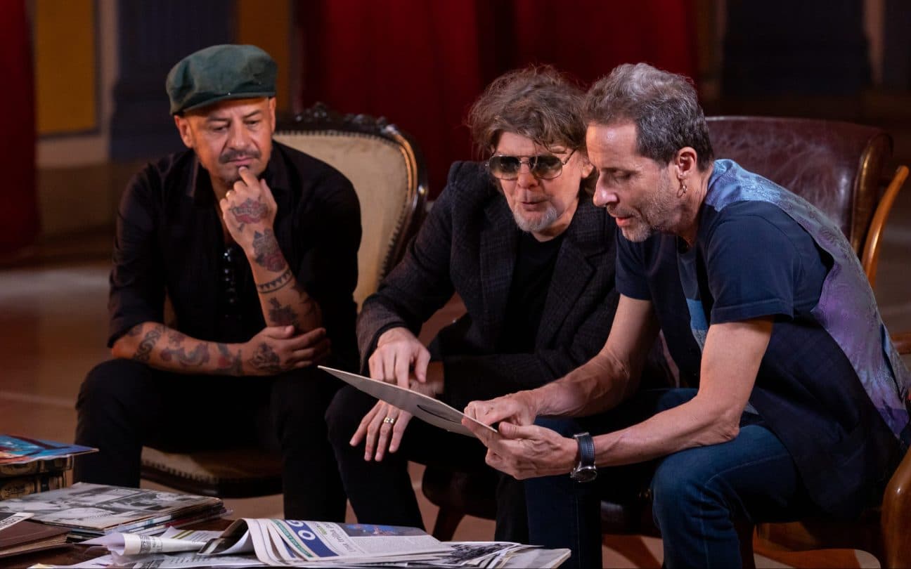 TItãs: Sérgio Britto, Branco Mello e Tony Bellotto, integrantes remanescentes da banda