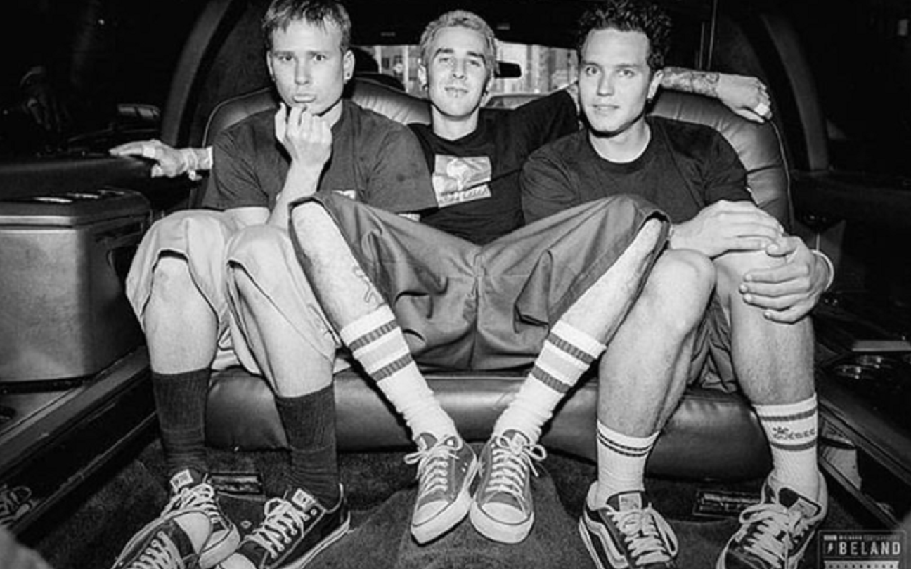 Blink-182 em foto antiga postada por Tom DeLonge