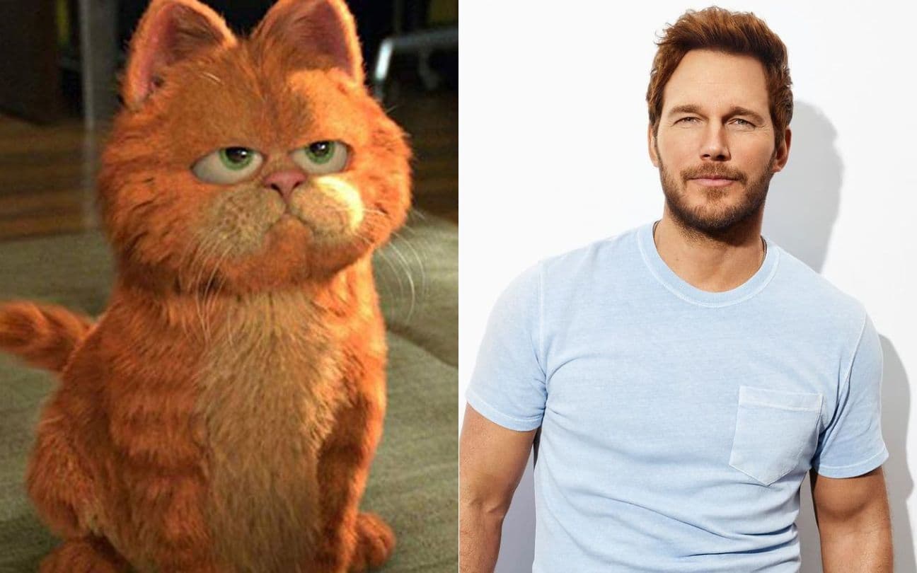 Garfield e Chris Pratt